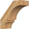 Ekena Millwork 6"W x 14"D x 14"H Balboa Rough Sawn Knee Brace, Western Red Cedar BRC06X14X14BOA00RWR - alternate 1